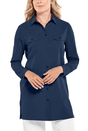 Women's Santorini Tunic Shirt  |  Navy