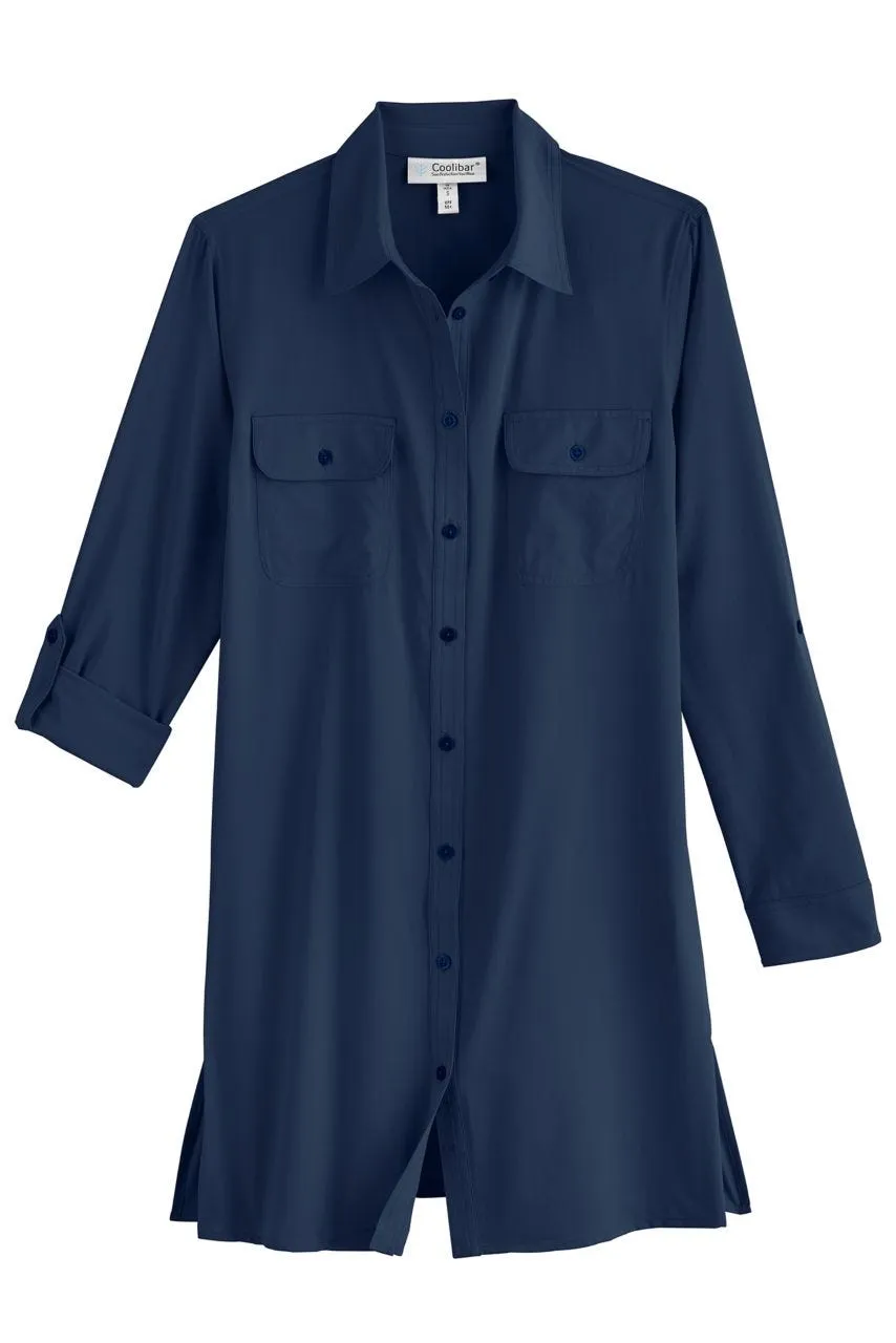 Women's Santorini Tunic Shirt  |  Navy