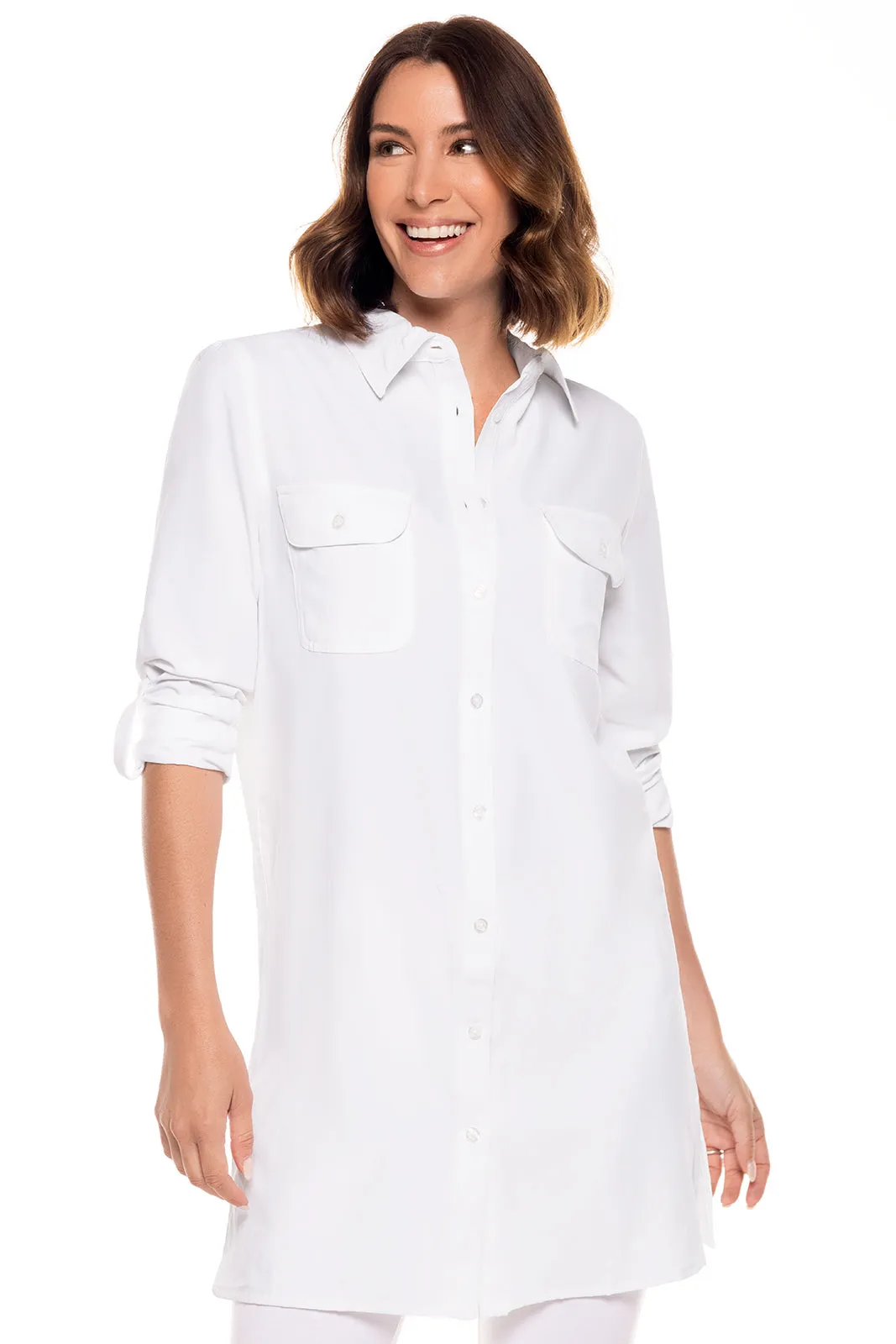 Women's Santorini Tunic Shirt  |  White