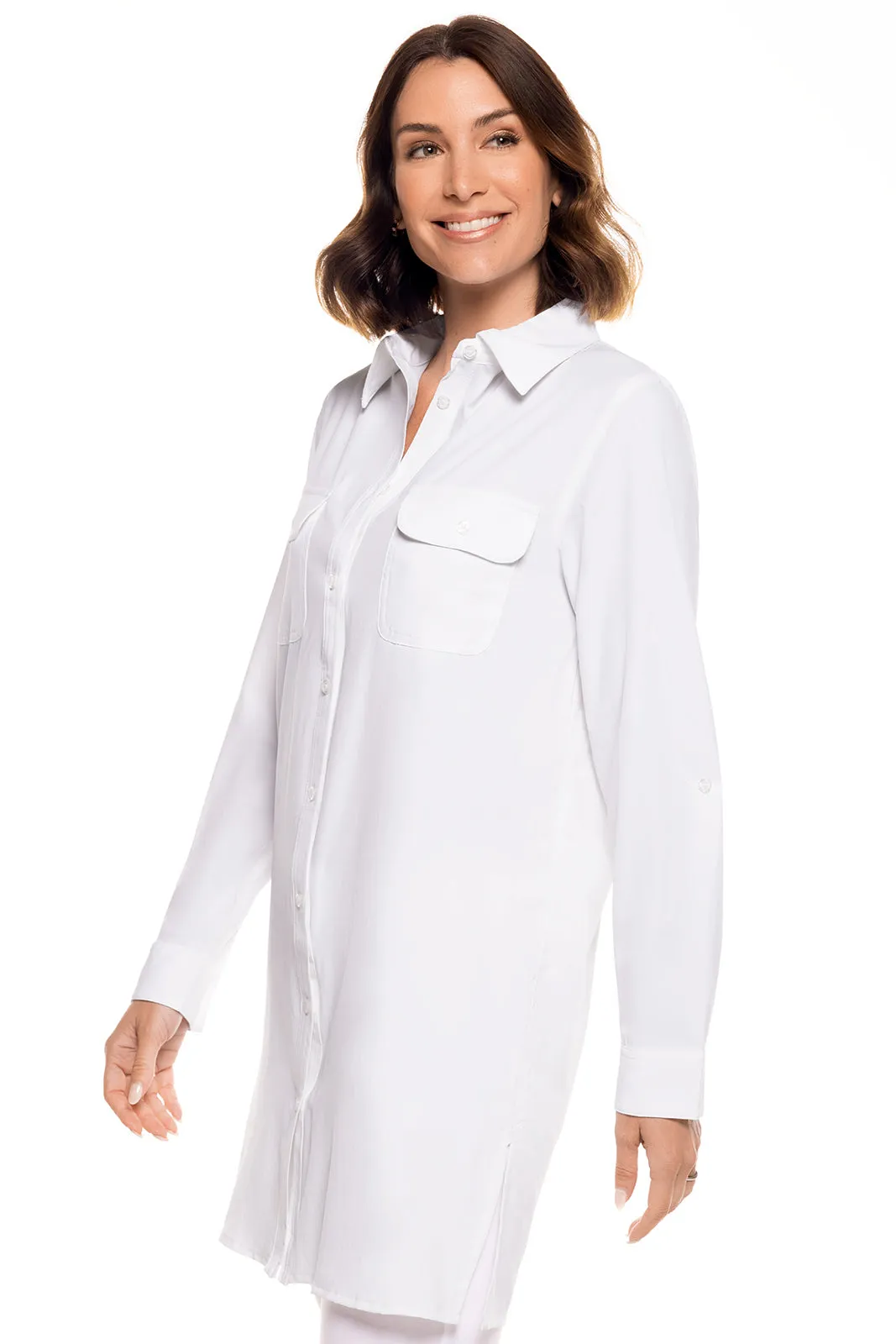 Women's Santorini Tunic Shirt  |  White