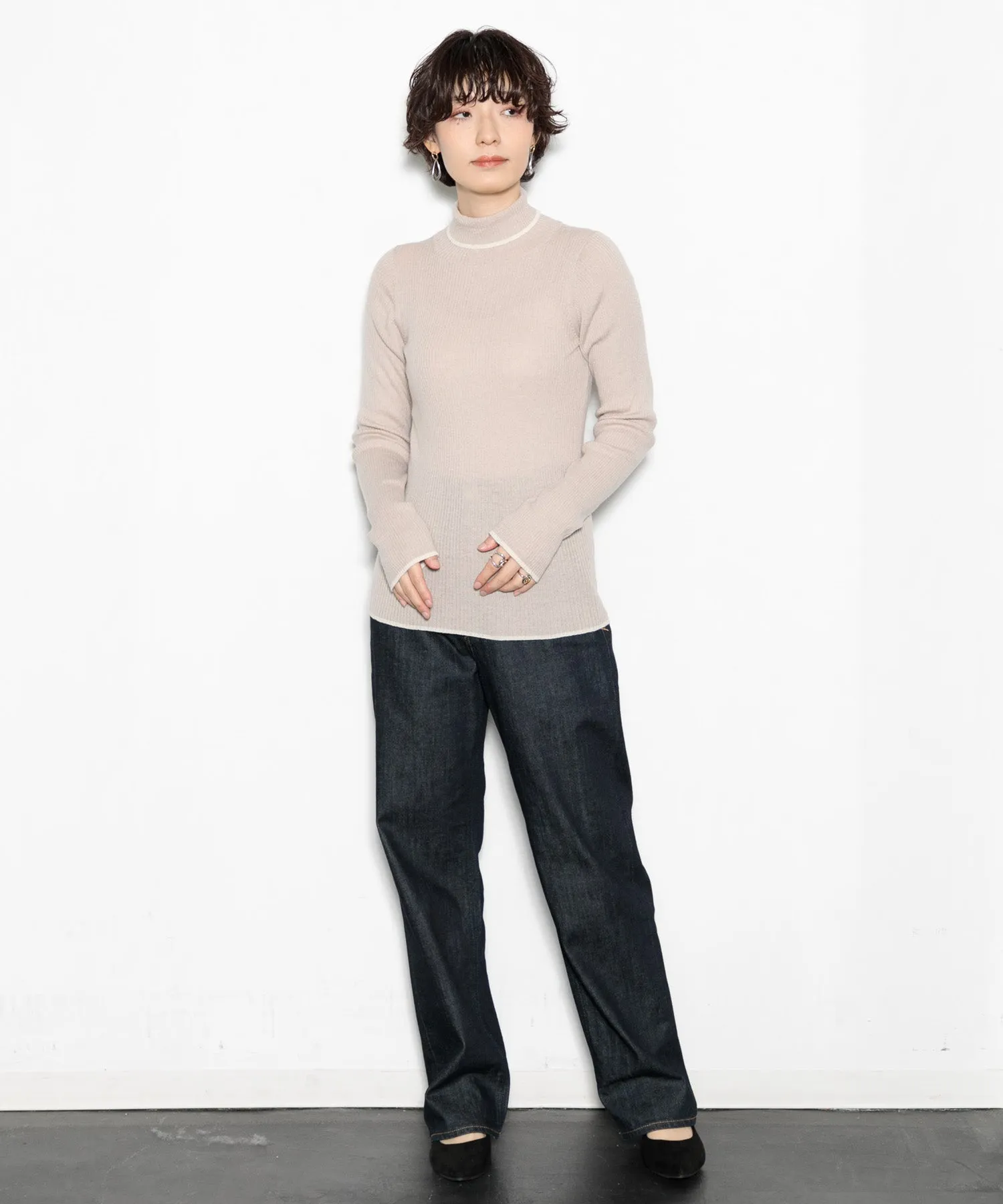 【WOMEN】YANUK ボーイズストレート LEA ワンウォッシュインディゴ