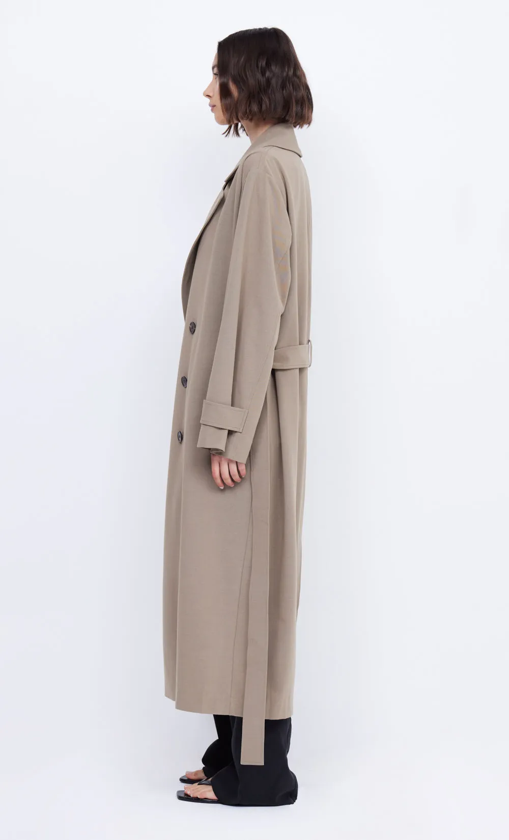 YVONNE TRENCH COAT - TAUPE